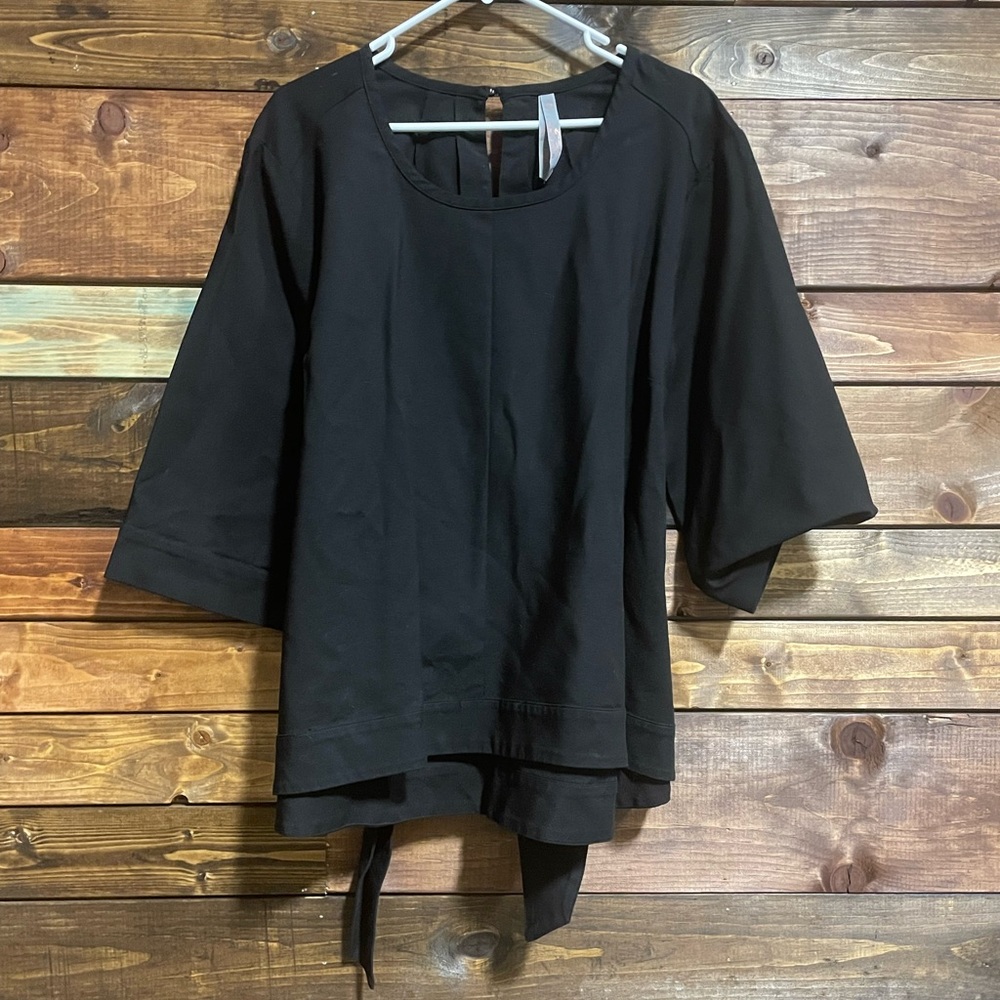 Melissa McCarthy Seven7 Tie Blouse